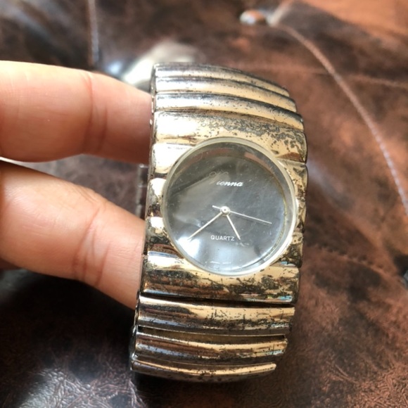 vienna Accessories Vintage Vienna Art Deco Silver Quartz Watch